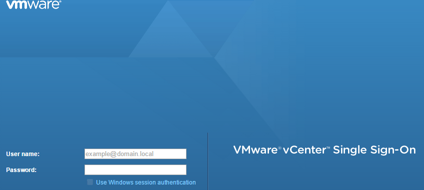 vmware-vcsa-logon-page