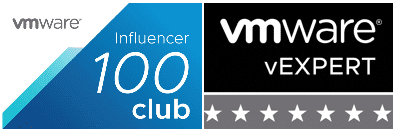 VirtualG.uk VMware vExpert and Top 100 Influencer