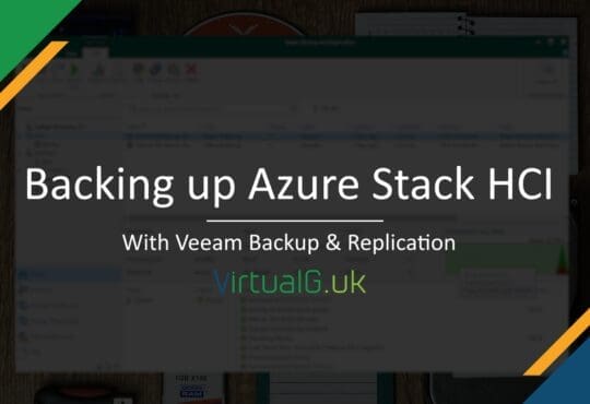 Backing up azure stack hci with veeam