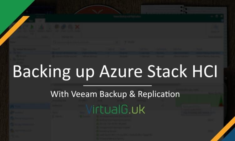 Backing up azure stack hci with veeam