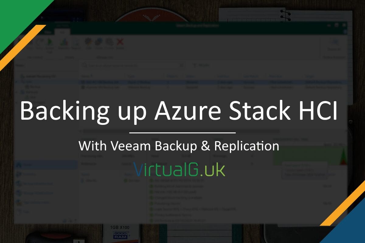 Backing up azure stack hci with veeam