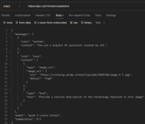 How to use the Grok Rest API with images (Example)