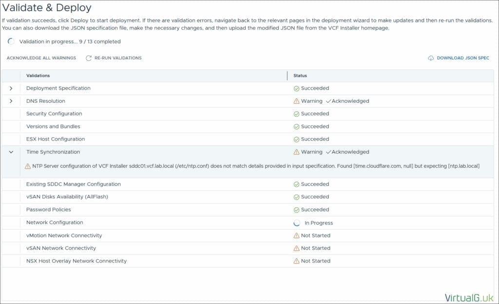 Vcf 9 Validation Process Virtualguk Vcf 9 Validatiovcf 9 Validation Processn Process