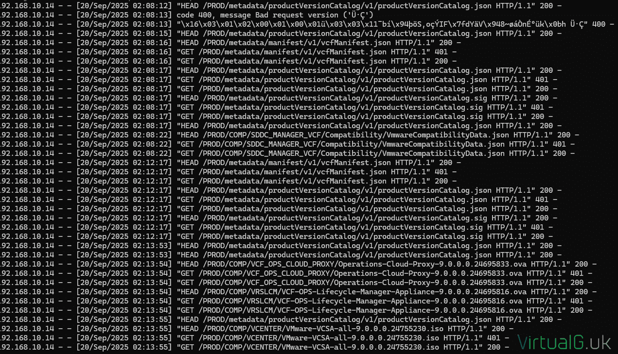 Image Virtualguk Set the Ntp Settings on the Nested Esxi 9 Host for Vcf 9