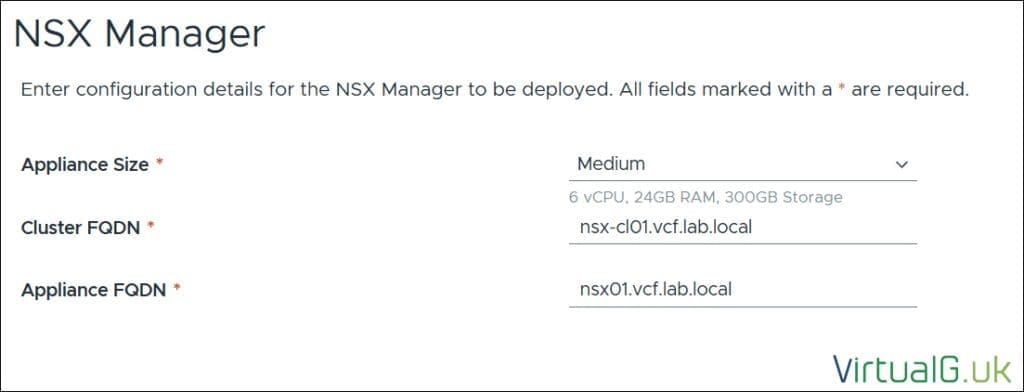 Configure Nsx Manager for Vcf 9