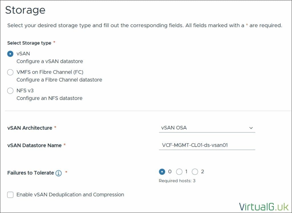 Configure Storage for Vcf 9 Virtualguk Configure Storage for Vcf 9