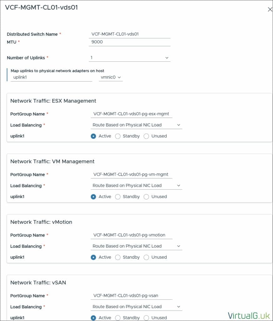Vcf 9 Vds Configuration