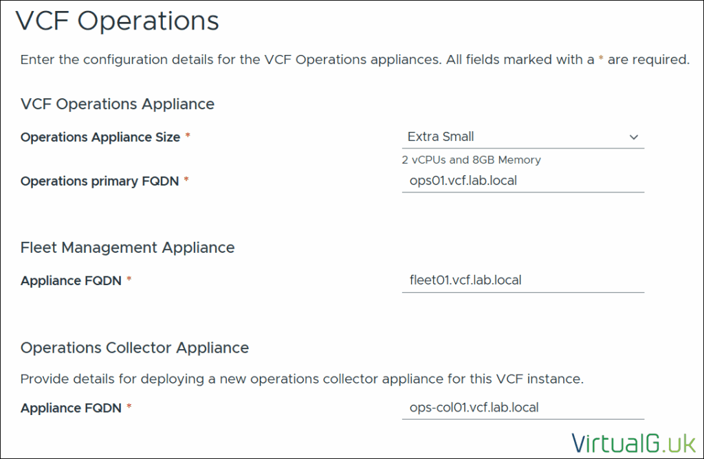 Configure Vcf Operations for Vcf 9